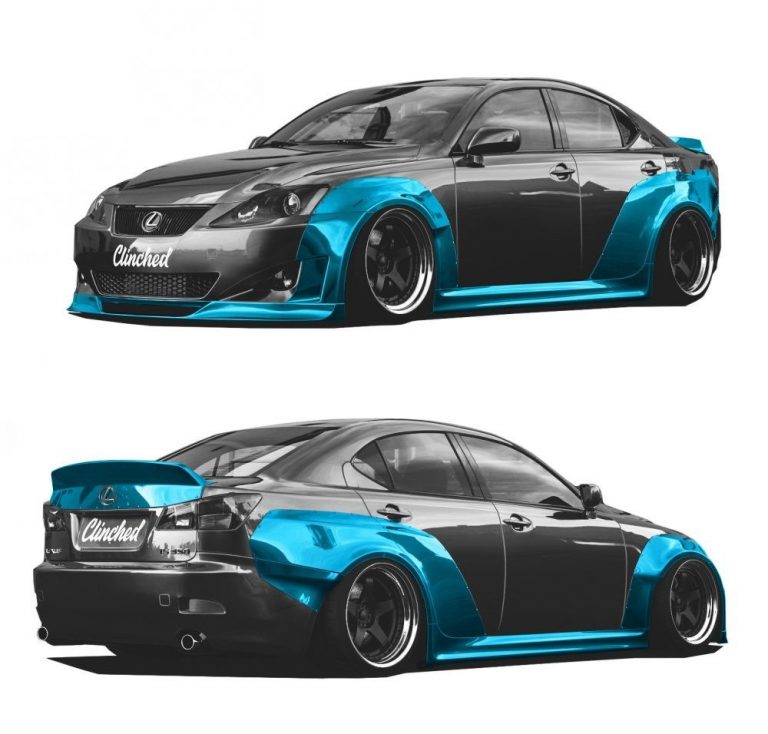 Lexus IS250 350 2008 10 Widebody Full Kit Poodcustom